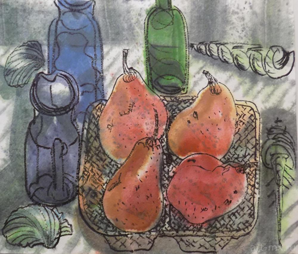 Перед тобой четыре произведения искусства посвященные еде. Мансарда художников Карпов груша.
