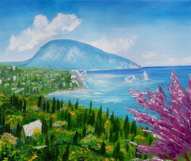 Морские пейзажи Крыма - картины 