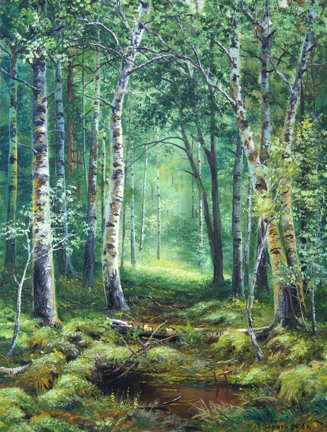Картины о лесе